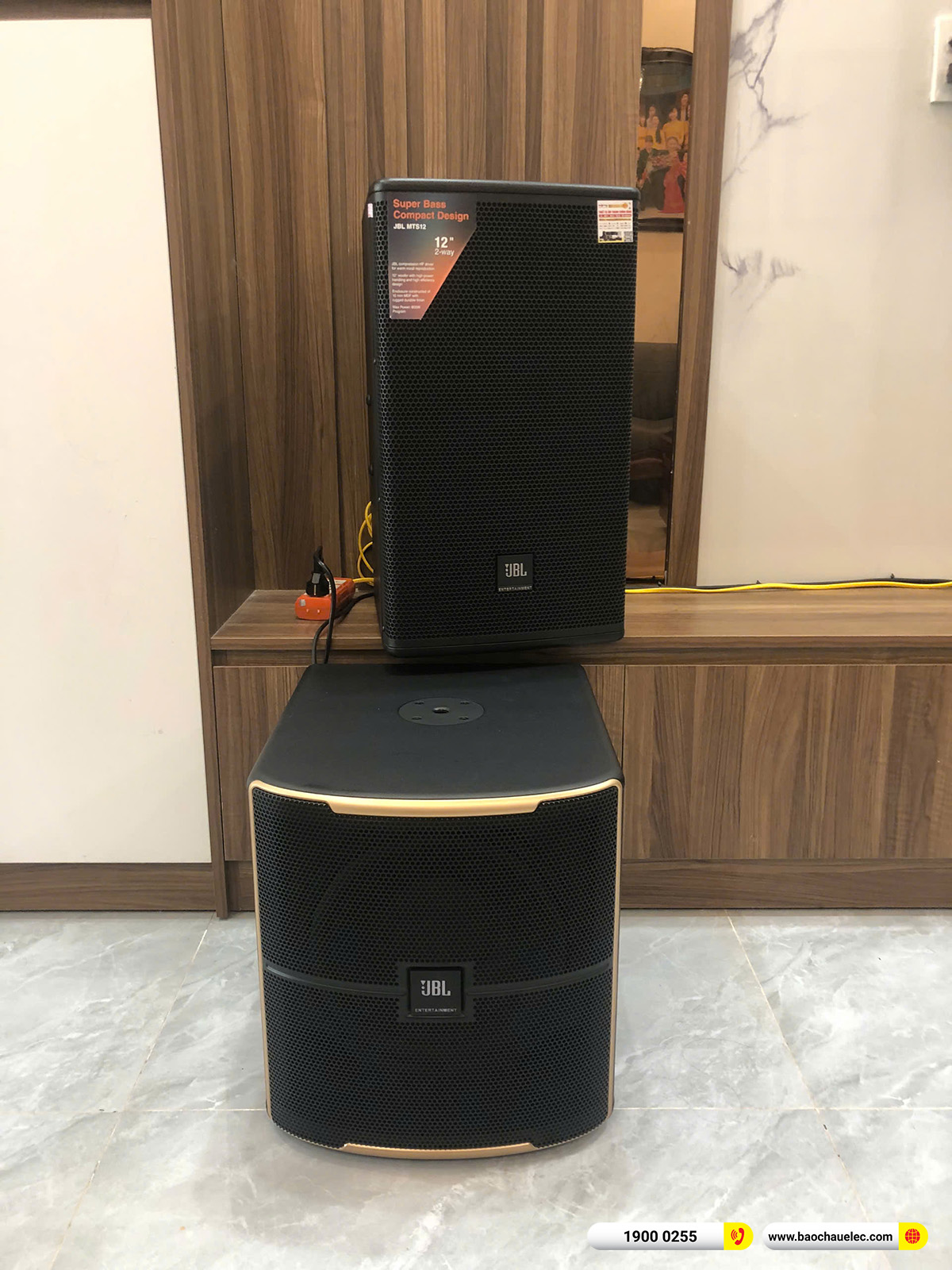 Lắp đặt dàn karaoke JBL hơn 50tr cho anh Dáng tại Ninh Bình