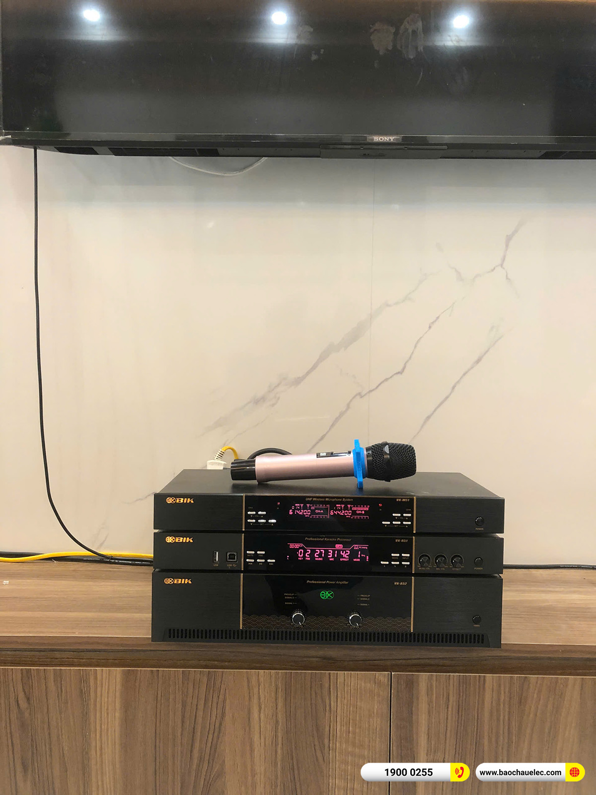 Lắp đặt dàn karaoke JBL hơn 50tr cho anh Dáng tại Ninh Bình