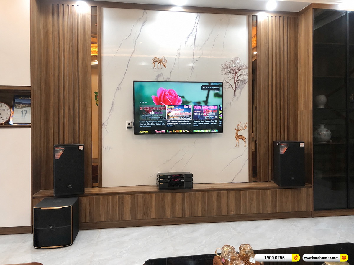 Lắp đặt dàn karaoke JBL hơn 50tr cho anh Dáng tại Ninh Bình