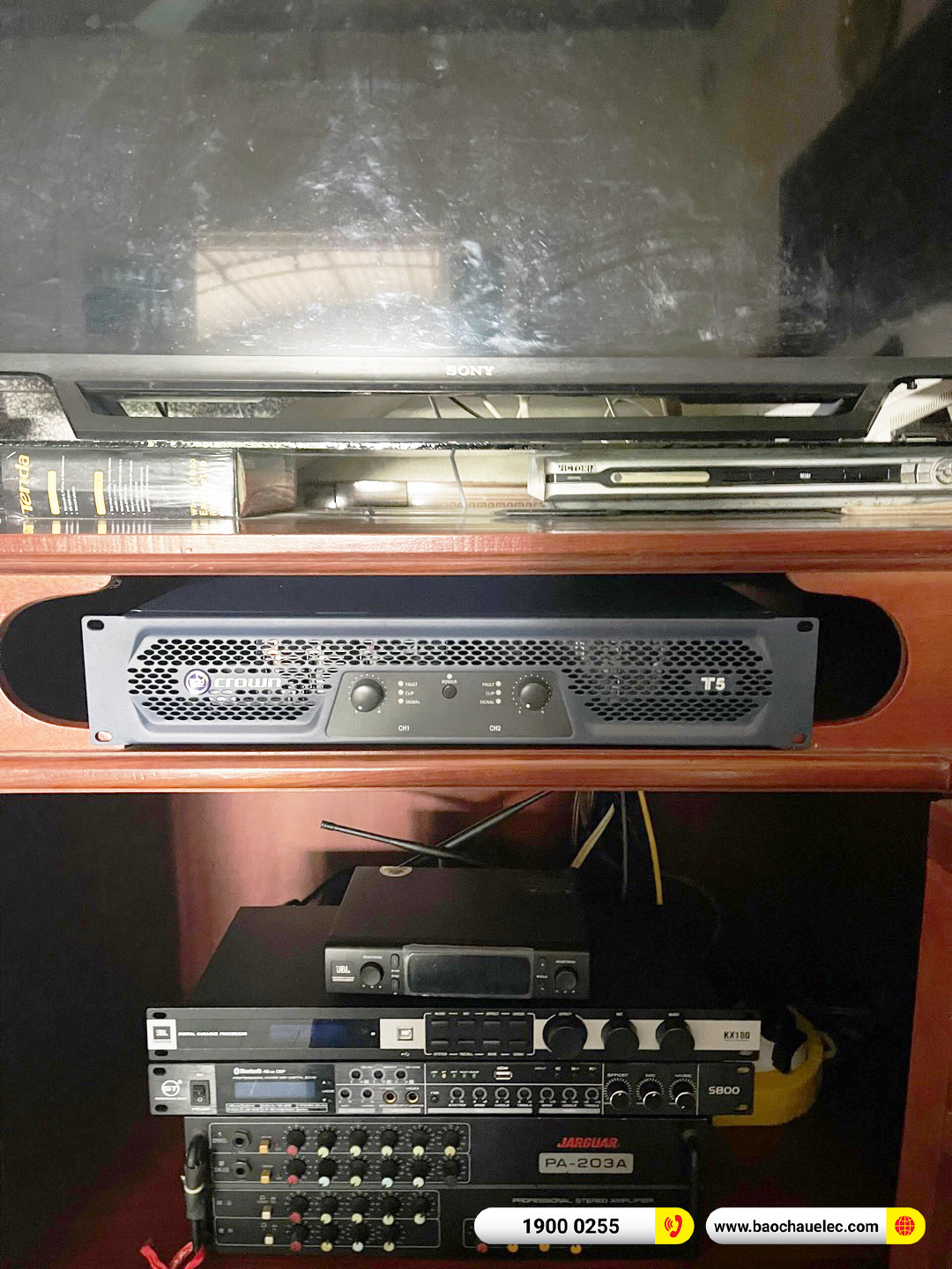 Lắp đặt d&agrave;n karaoke JBL hơn 63tr cho anh Đo&agrave;i tại Hưng Y&ecirc;n