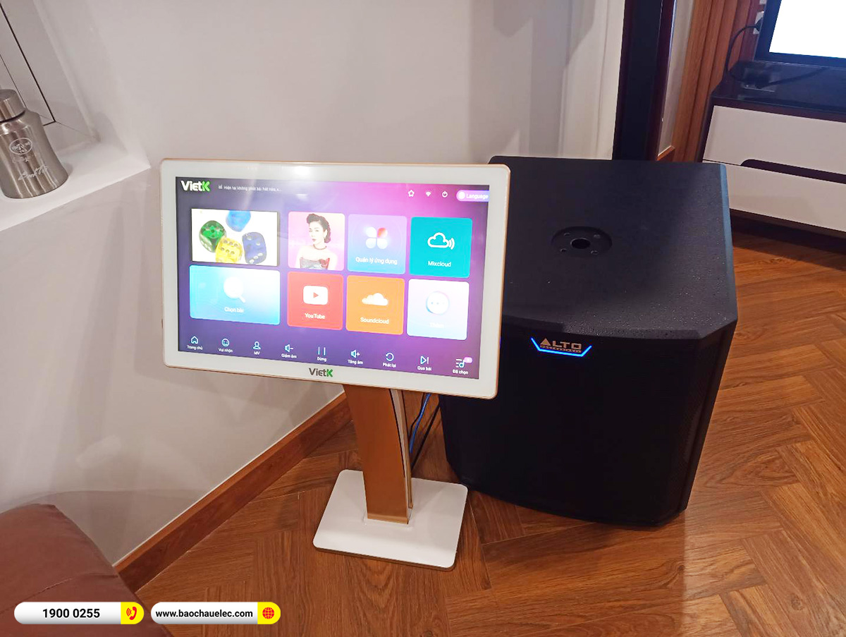 Lắp đặt d&agrave;n karaoke JBL hơn 95tr cho anh Dũng tại H&agrave; Nội