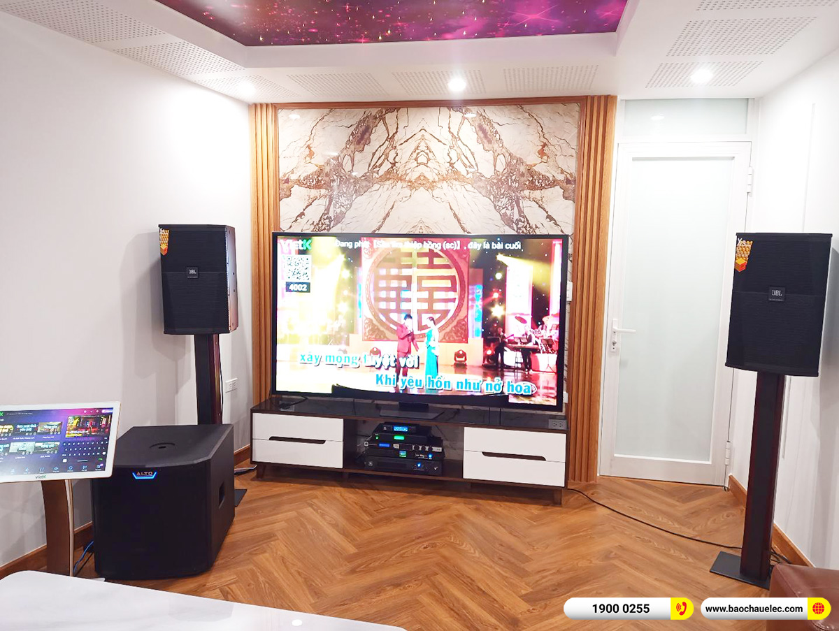 Lắp đặt d&agrave;n karaoke JBL hơn 95tr cho anh Dũng tại H&agrave; Nội