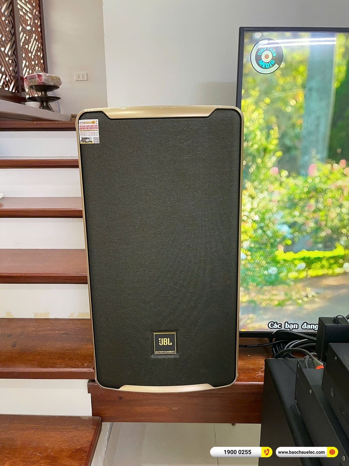 Lắp đặt d&agrave;n karaoke JBL hơn 70tr cho anh Dũng tại H&agrave; Nội 