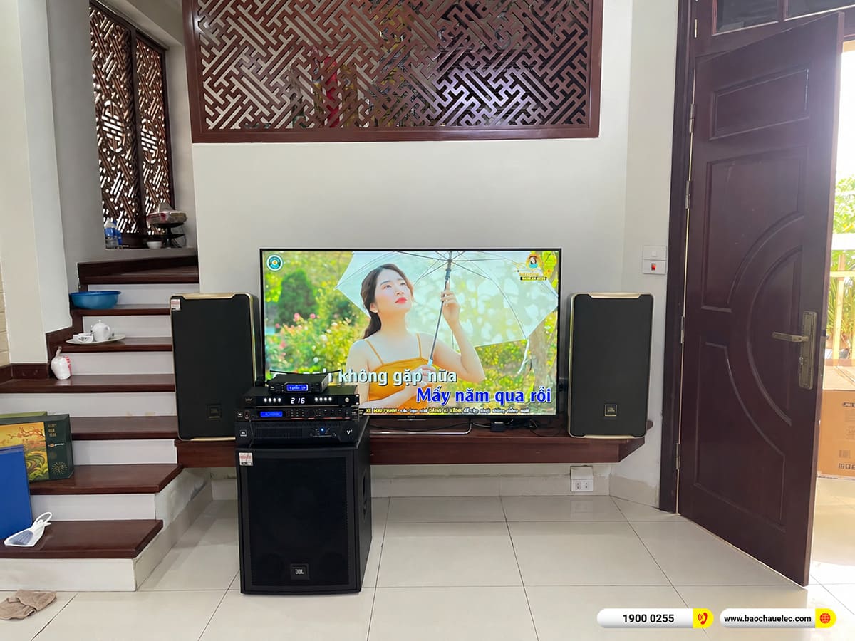 Lắp đặt d&agrave;n karaoke JBL hơn 70tr cho anh Dũng tại H&agrave; Nội 