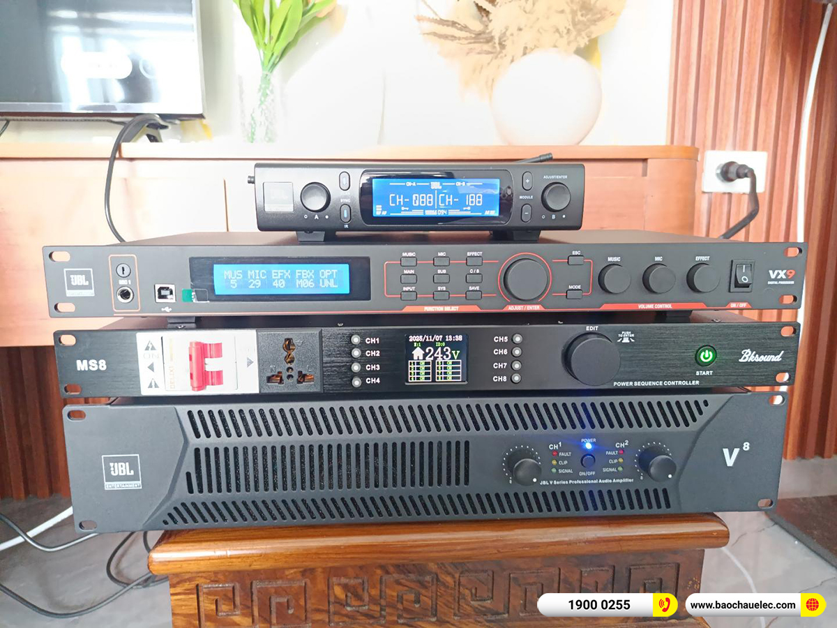 Lắp đặt d&agrave;n karaoke JBL hơn 84tr cho anh Dũng tại Ph&uacute; Thọ