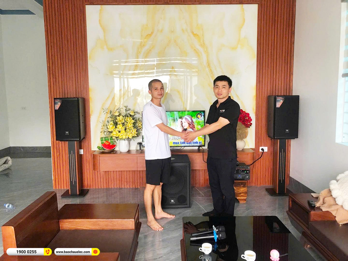 Lắp đặt d&agrave;n karaoke JBL hơn 84tr cho anh Dũng tại Ph&uacute; Thọ