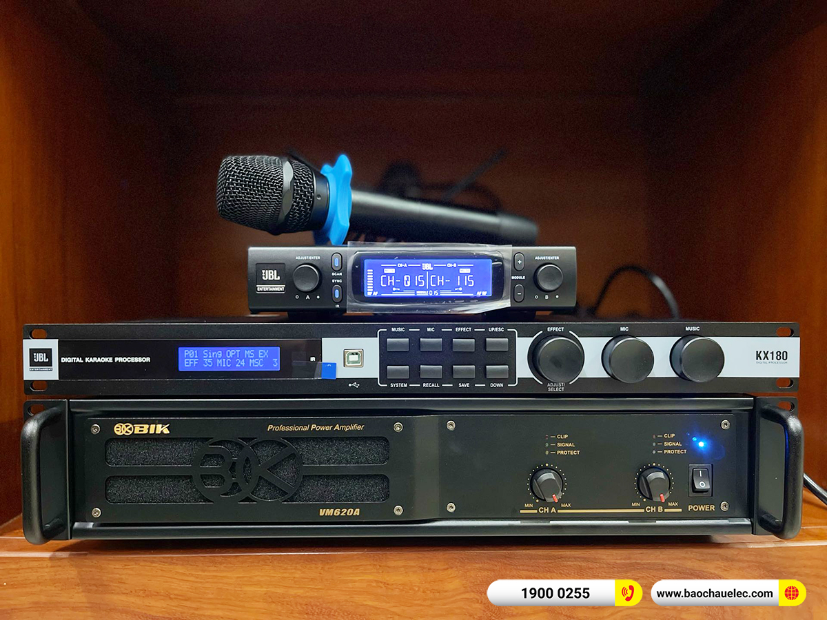 Lắp đặt d&agrave;n karaoke JBL hơn 77tr cho anh Gi&aacute;p tại Đồng Nai 