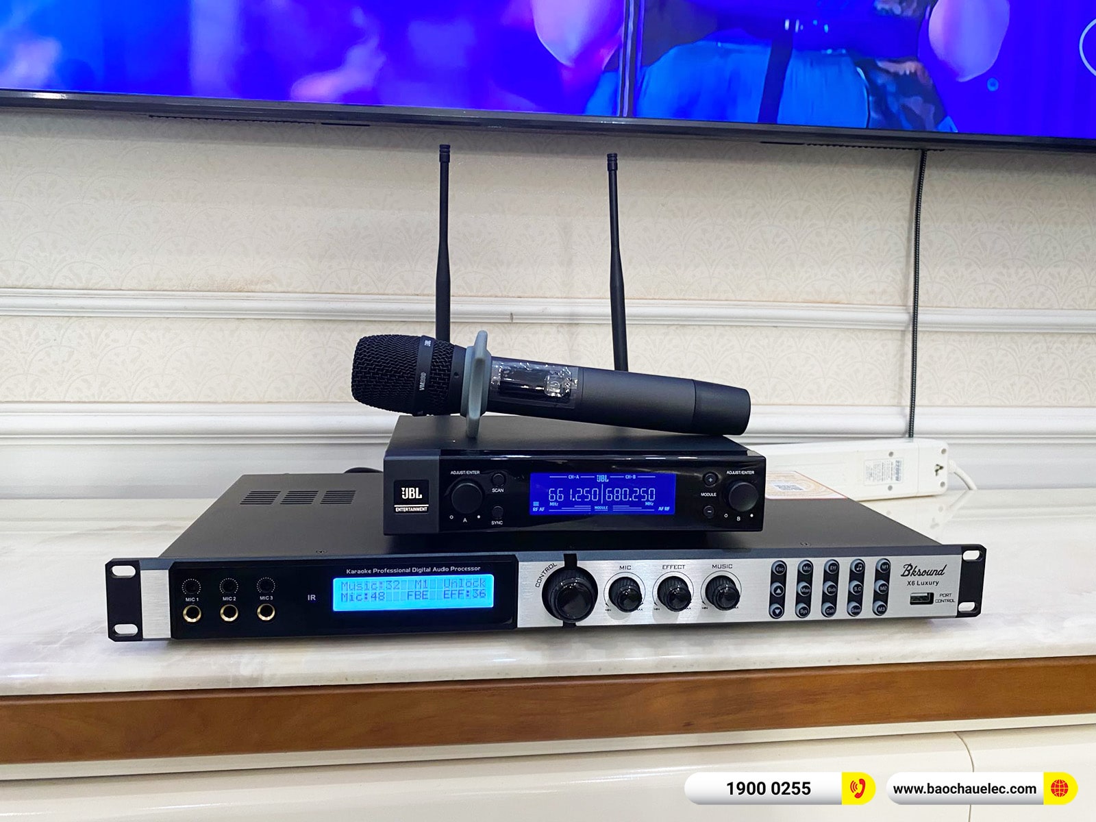 Lắp đặt d&agrave;n karaoke JBL hơn 22tr cho anh H&acirc;n tại Đồng Nai 