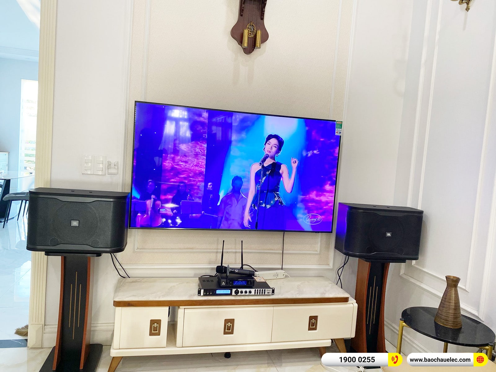 Lắp đặt d&agrave;n karaoke JBL hơn 22tr cho anh H&acirc;n tại Đồng Nai 