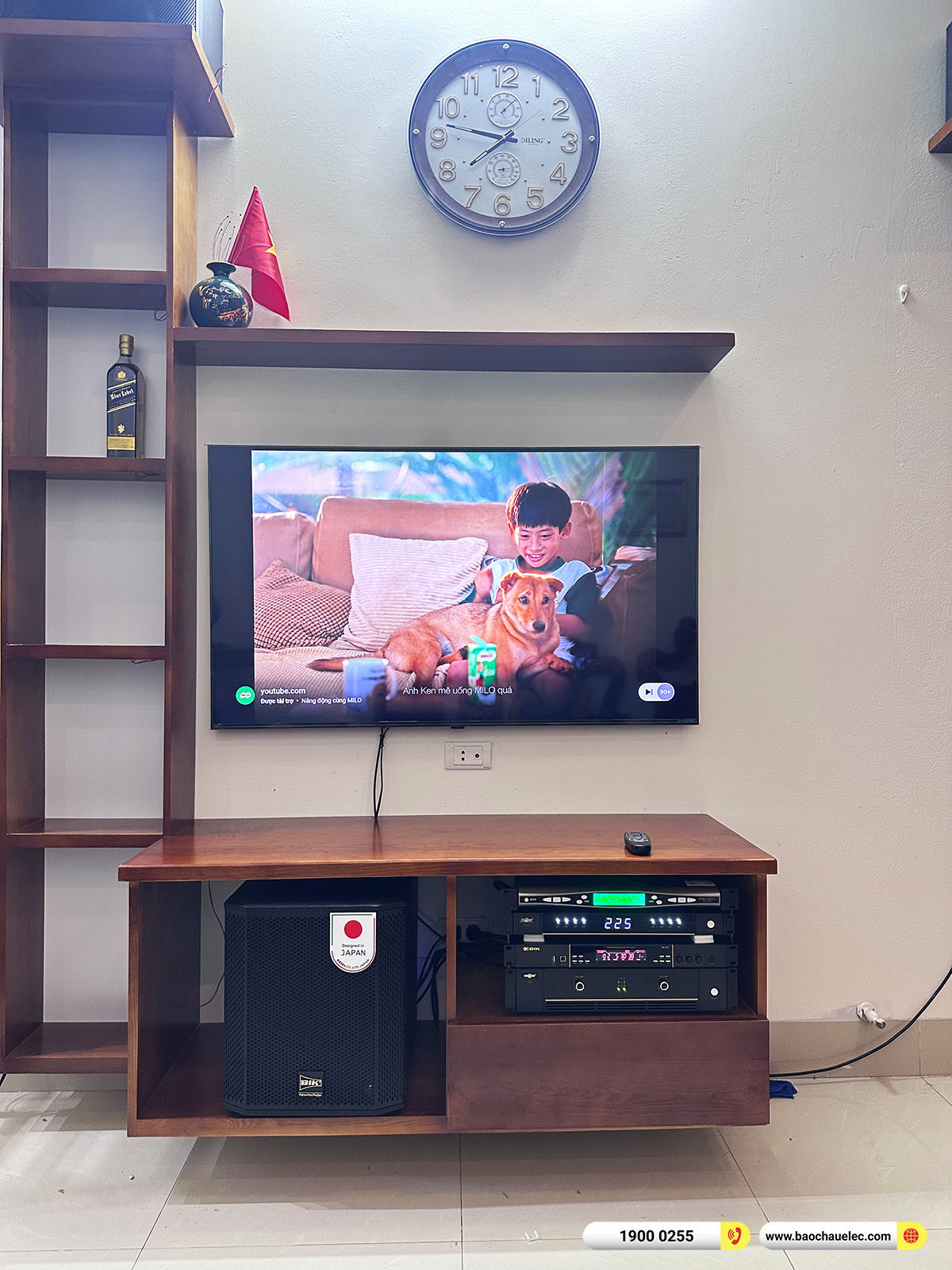 Lắp đặt dàn karaoke JBL hơn 40tr cho anh Hiệp tại Hà Nội