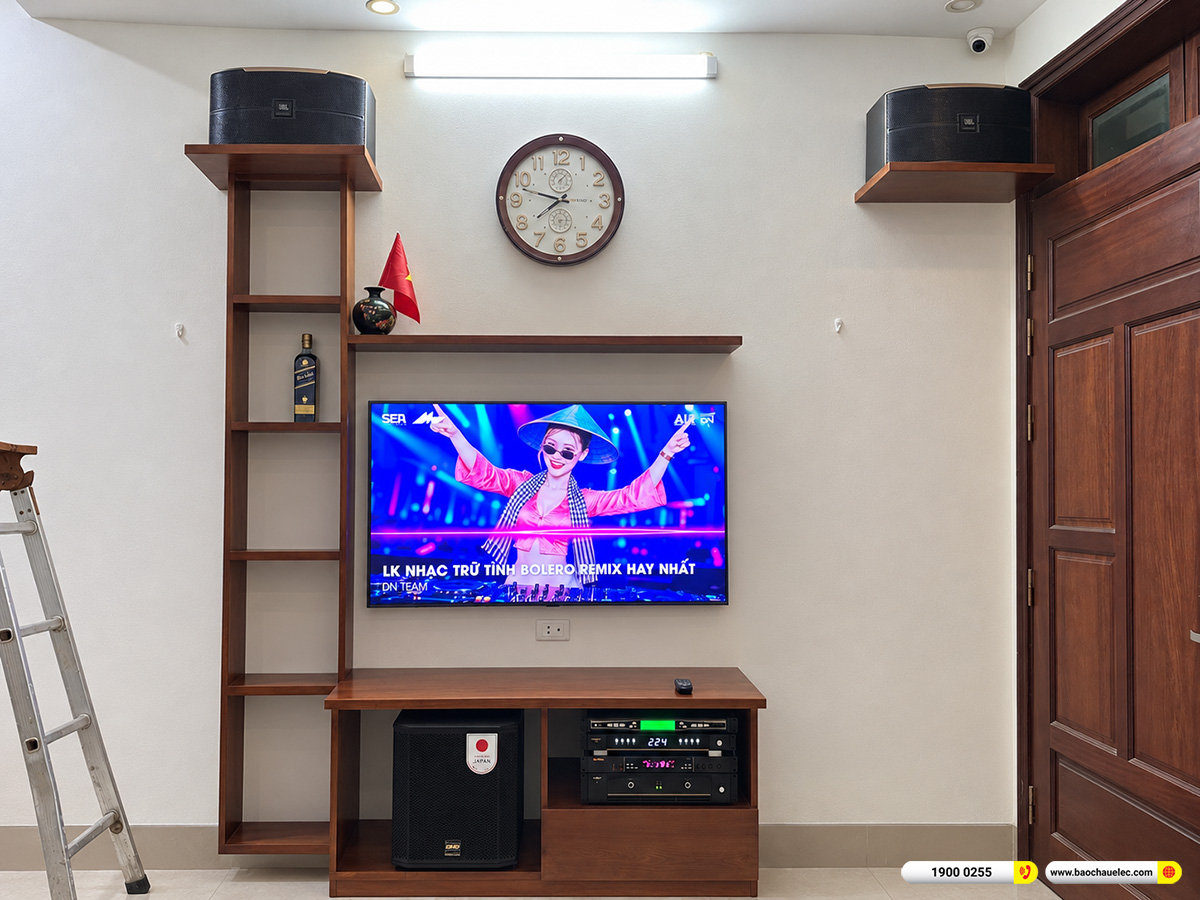 Lắp đặt dàn karaoke JBL hơn 40tr cho anh Hiệp tại Hà Nội