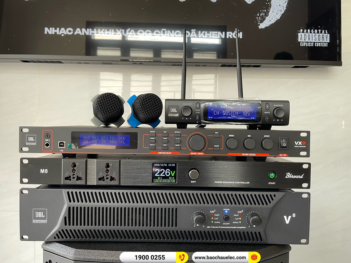 Lắp đặt d&agrave;n karaoke JBL hơn 90tr cho anh Hợi tại Đồng Nai 