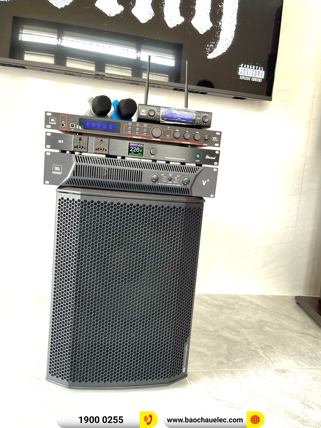 Lắp đặt d&agrave;n karaoke JBL hơn 90tr cho anh Hợi tại Đồng Nai 