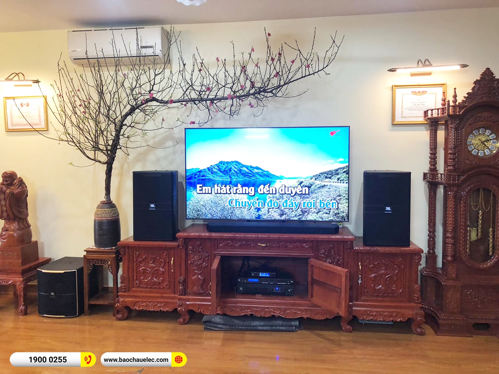 Lắp đặt d&agrave;n karaoke JBL hơn 98tr cho anh Hu&acirc;n tại H&agrave; Nội (JBL KP4012 G2, VX8, VX10, JBL V8, 12SP, VM300)