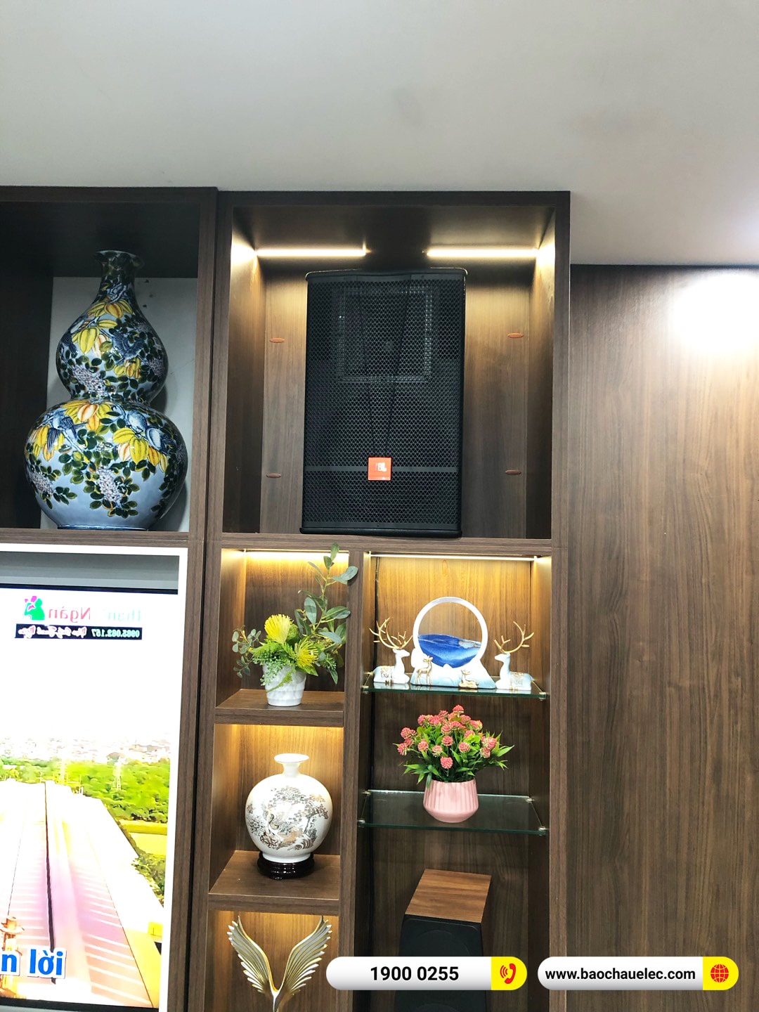 Lắp đặt d&agrave;n karaoke JBL hơn 62tr cho anh H&ugrave;ng tại H&agrave; Nội (JBL CV1070, Crown T7, X6 Luxury, A120P, UGX12) 