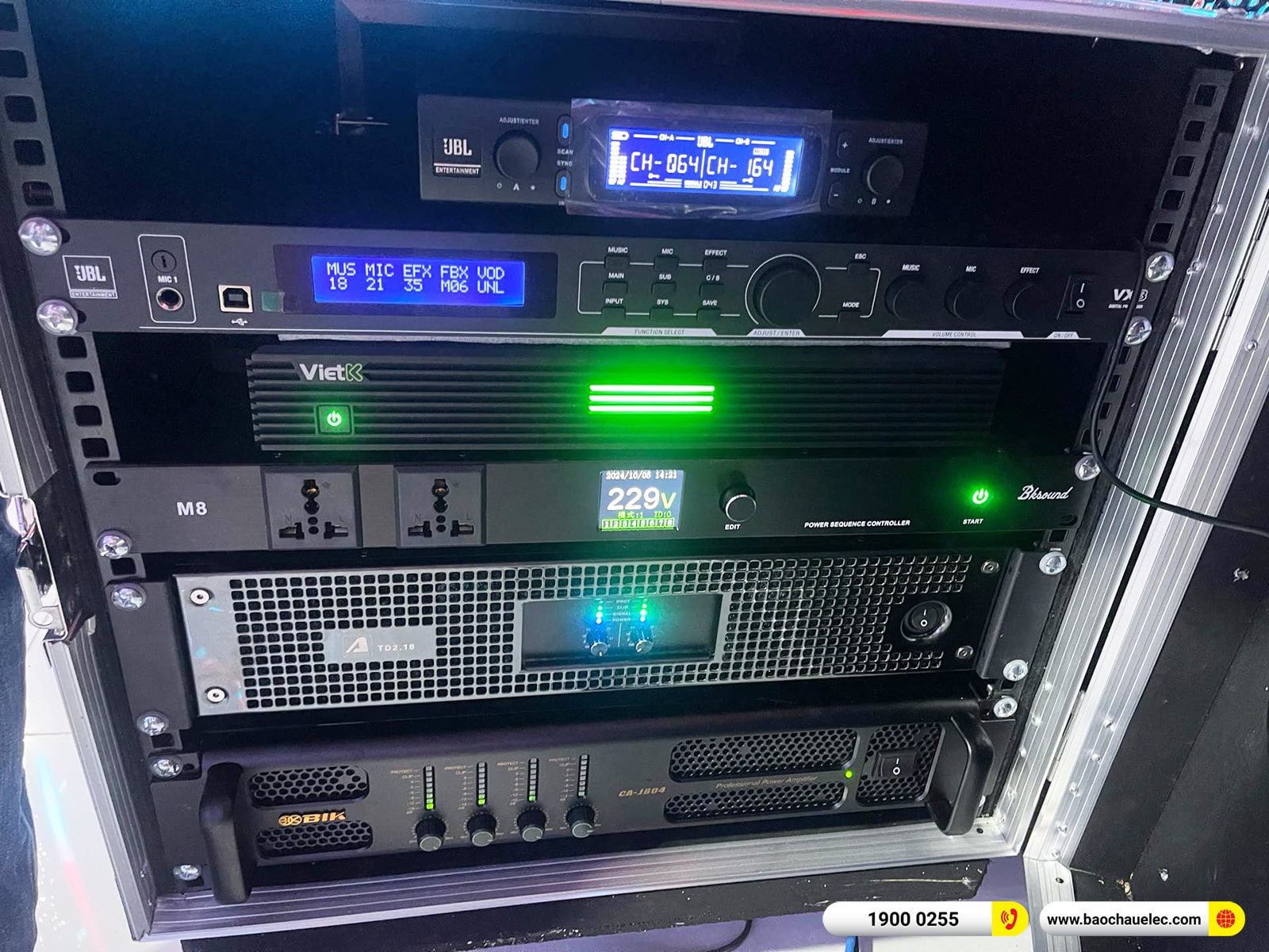 Lắp đặt d&agrave;n karaoke JBL hơn 173tr cho anh Huy tại H&agrave; Nội 