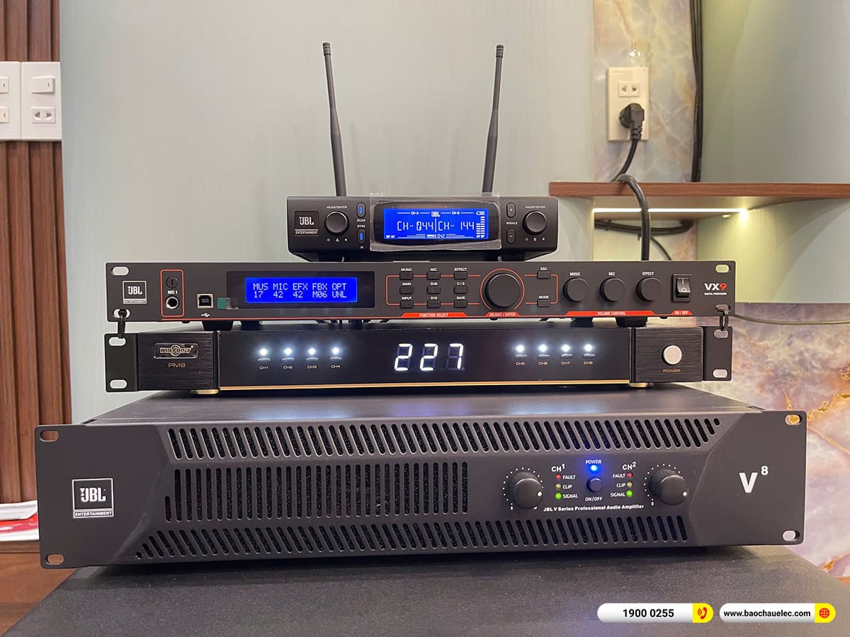 Lắp đặt d&agrave;n karaoke JBL hơn 80tr cho anh Khang tại Cần Thơ