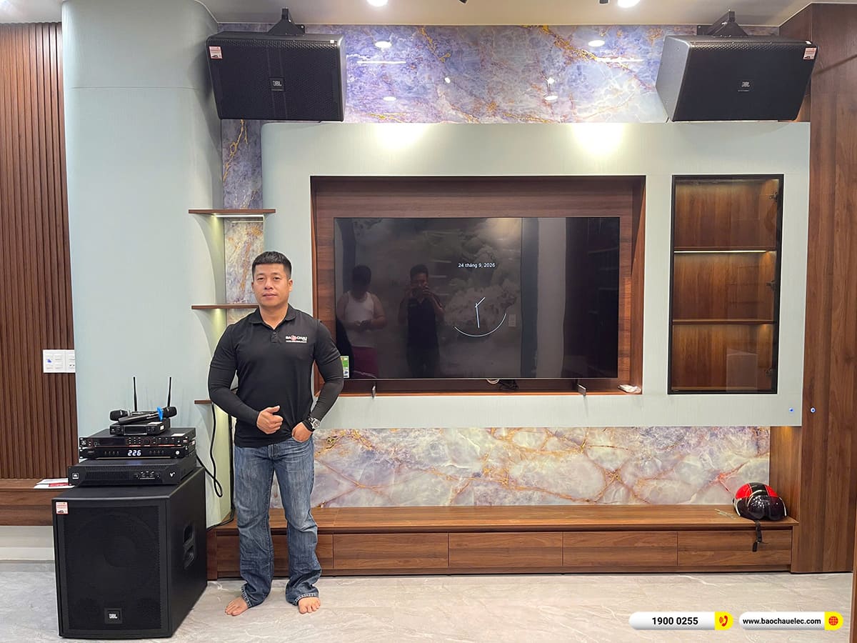 Lắp đặt d&agrave;n karaoke JBL hơn 80tr cho anh Khang tại Cần Thơ