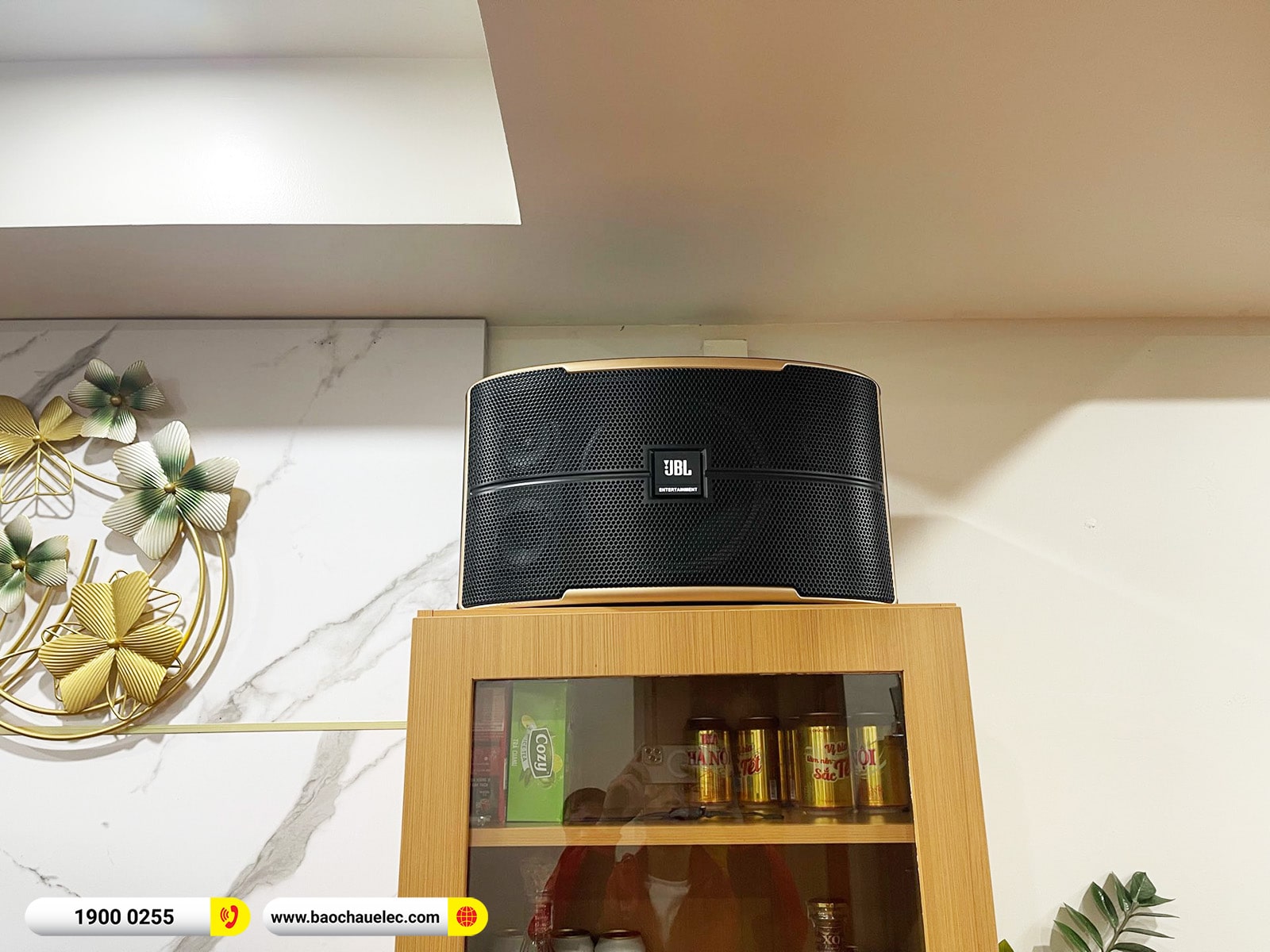 Lắp đặt dàn karaoke JBL hơn 25tr cho anh Kiên tại Hà Nội (JBL Pasion 10, Denon Pro DP-N1600)