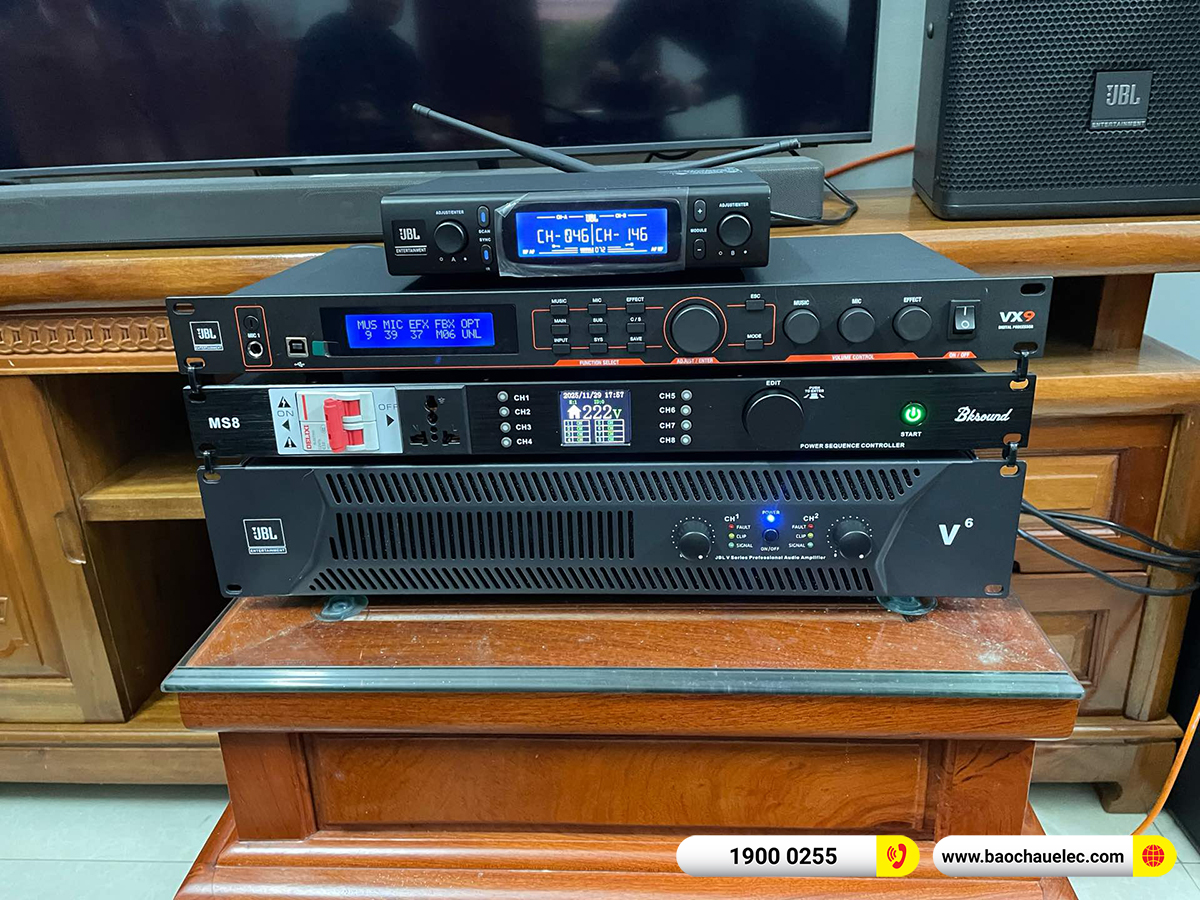 Lắp đặt d&agrave;n karaoke JBL hơn 73tr cho anh Ki&ecirc;n tại H&agrave; Nội 