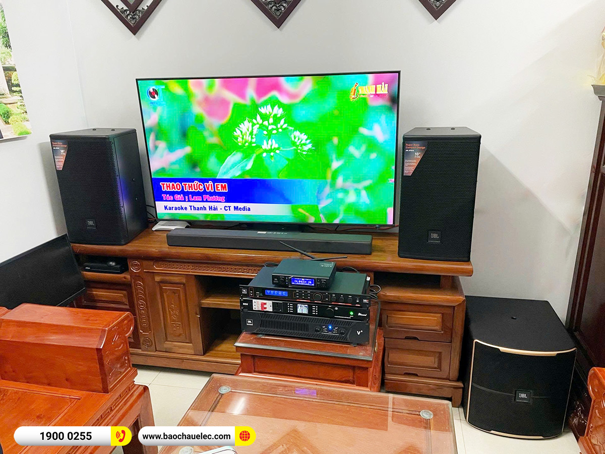 Lắp đặt d&agrave;n karaoke JBL hơn 73tr cho anh Ki&ecirc;n tại H&agrave; Nội 