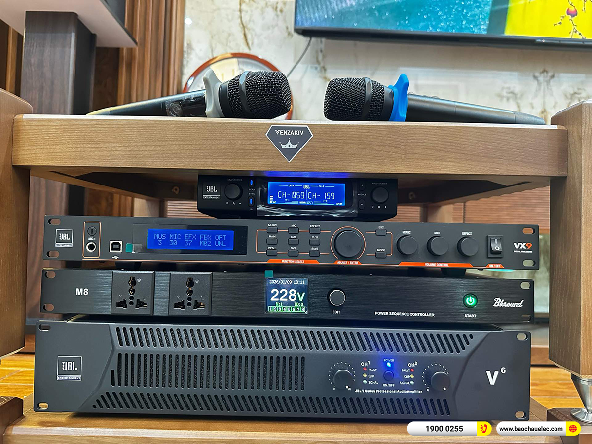 Lắp đặt dàn karaoke JBL hơn 80tr cho anh Liêm tại Hà Nội