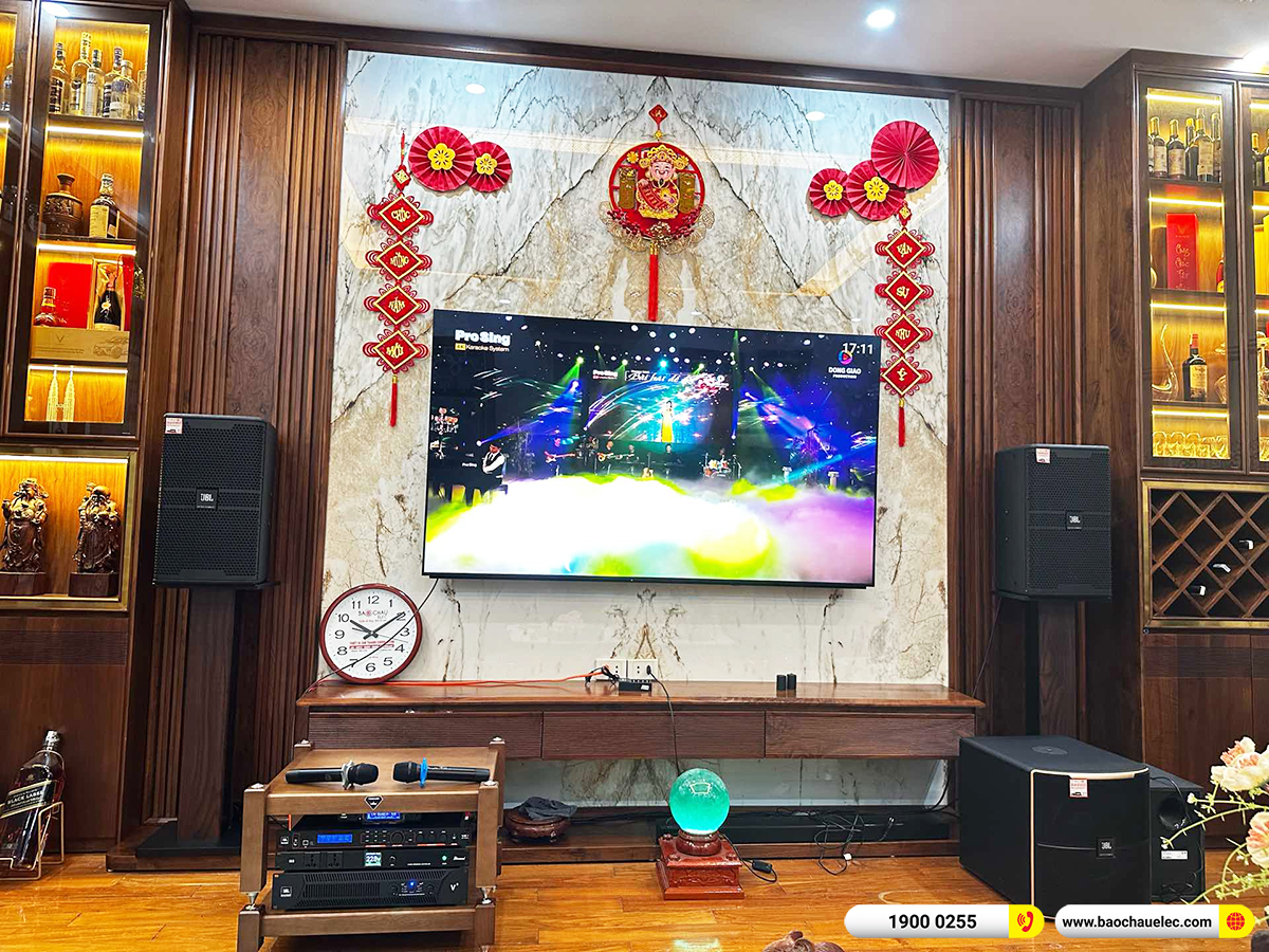 Lắp đặt dàn karaoke JBL hơn 80tr cho anh Liêm tại Hà Nội