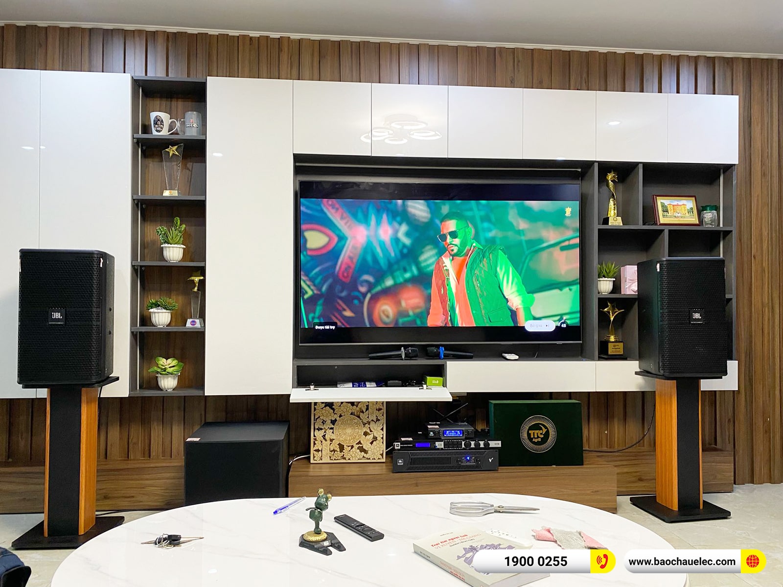 Lắp đặt dàn karaoke JBL hơn 65tr cho anh Linh tại Đồng Nai (JBL KP4010 G2, JBL V6, KX180A, A120P, VM300)