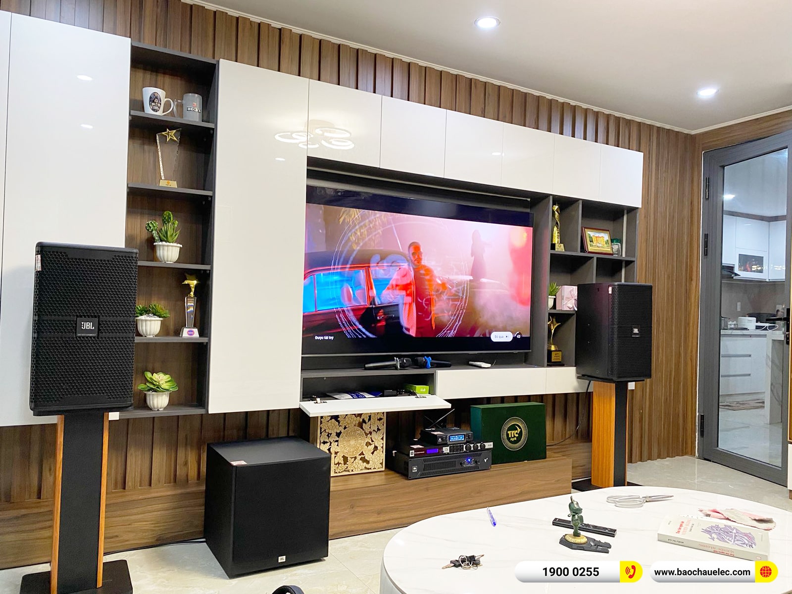 Lắp đặt d&agrave;n karaoke JBL hơn 65tr cho anh Linh tại Đồng Nai (JBL KP4010 G2, JBL V6, KX180A, A120P, VM300)