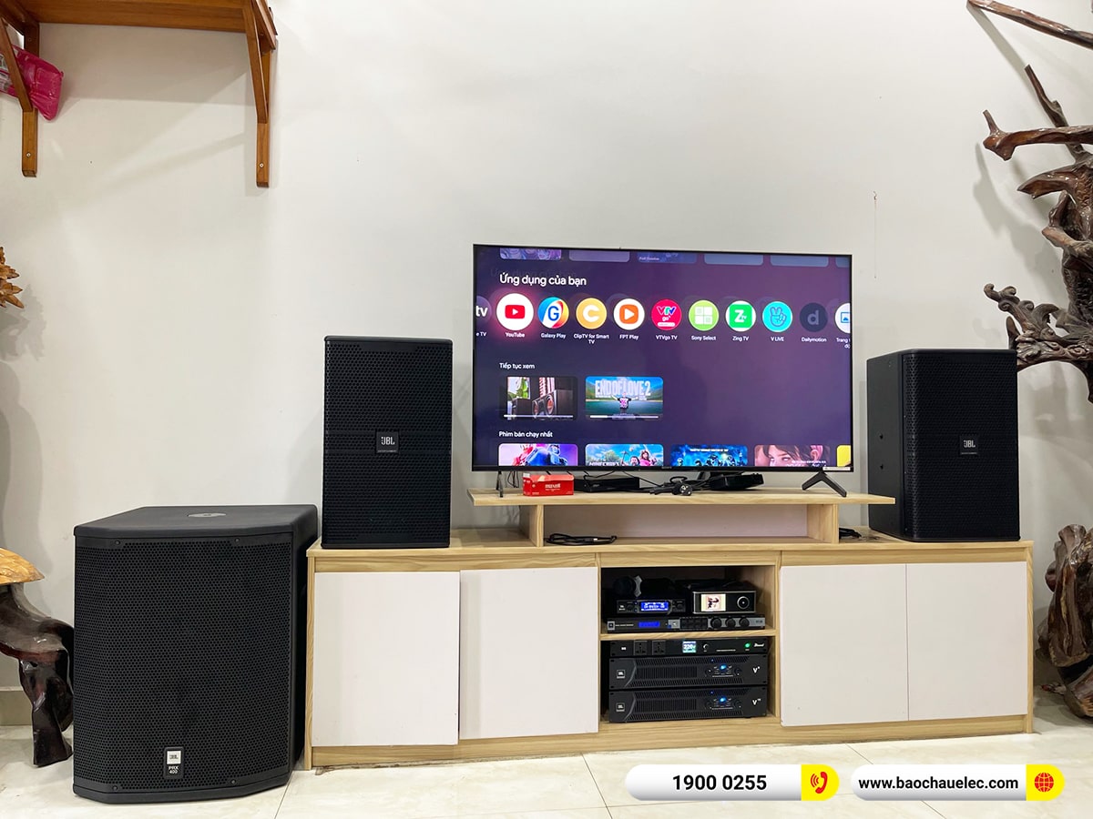Lắp đặt dàn karaoke JBL hơn 139tr cho anh Long tại TPHCM