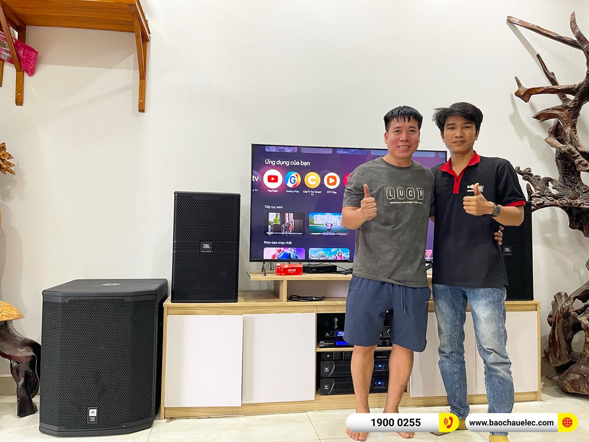 Lắp đặt dàn karaoke JBL hơn 139tr cho anh Long tại TPHCM