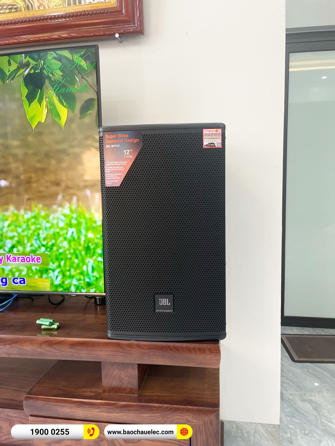 Lắp đặt d&agrave;n karaoke JBL hơn 68tr cho anh Mạnh tại Hải Dương (JBL MTS12, Crown T7, VX8, A120P, JBL VM300)