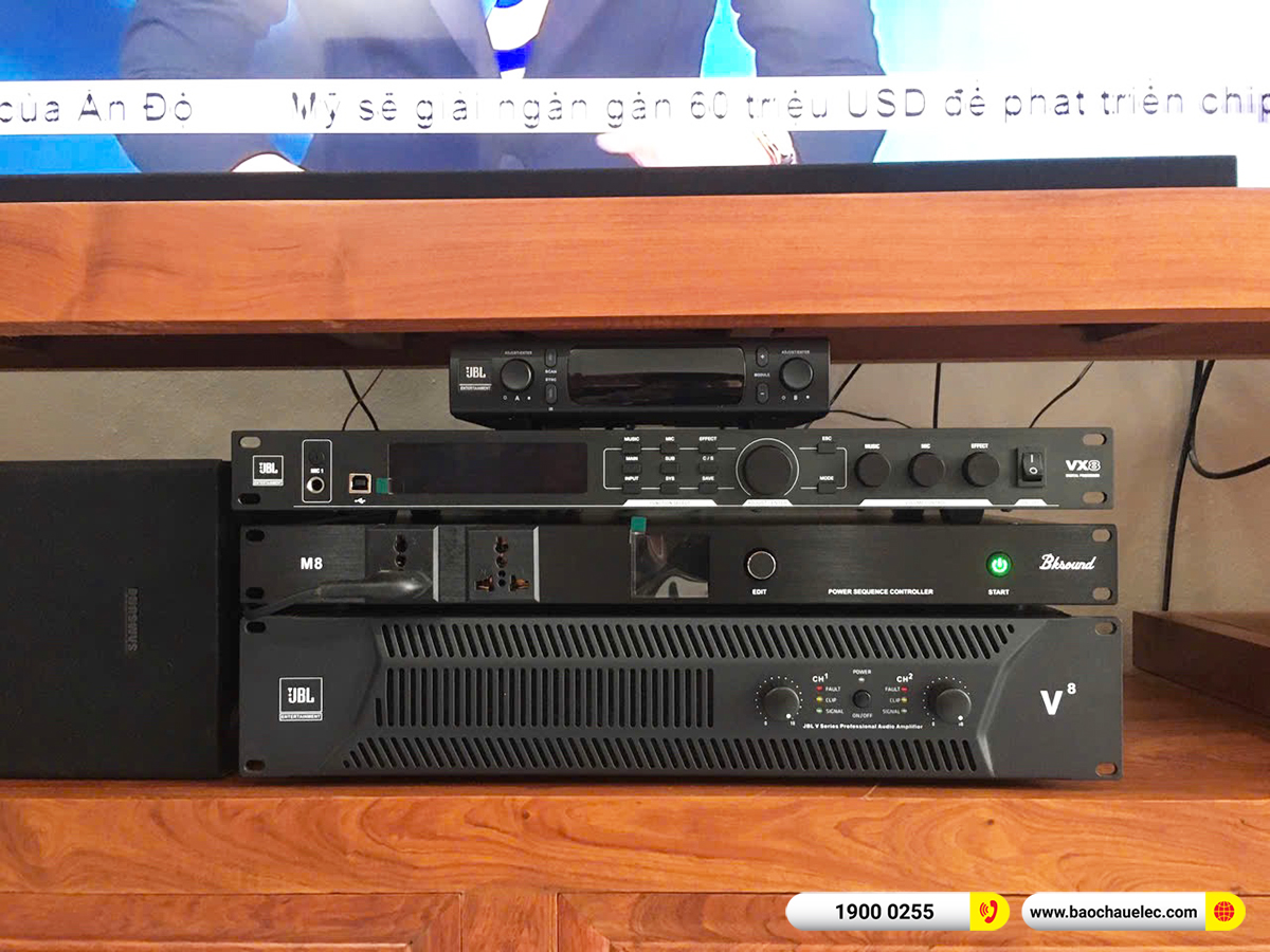 Lắp đặt d&agrave;n karaoke JBL hơn 71tr cho anh Nhật tại Bắc Ninh