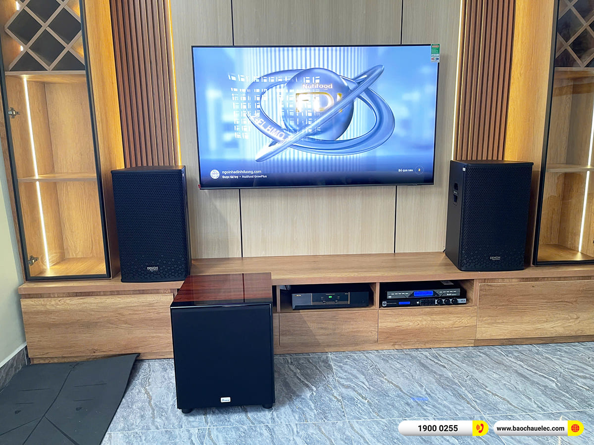 Lắp đặt d&agrave;n karaoke Denon hơn 40tr cho anh Phong tại Cần Thơ 