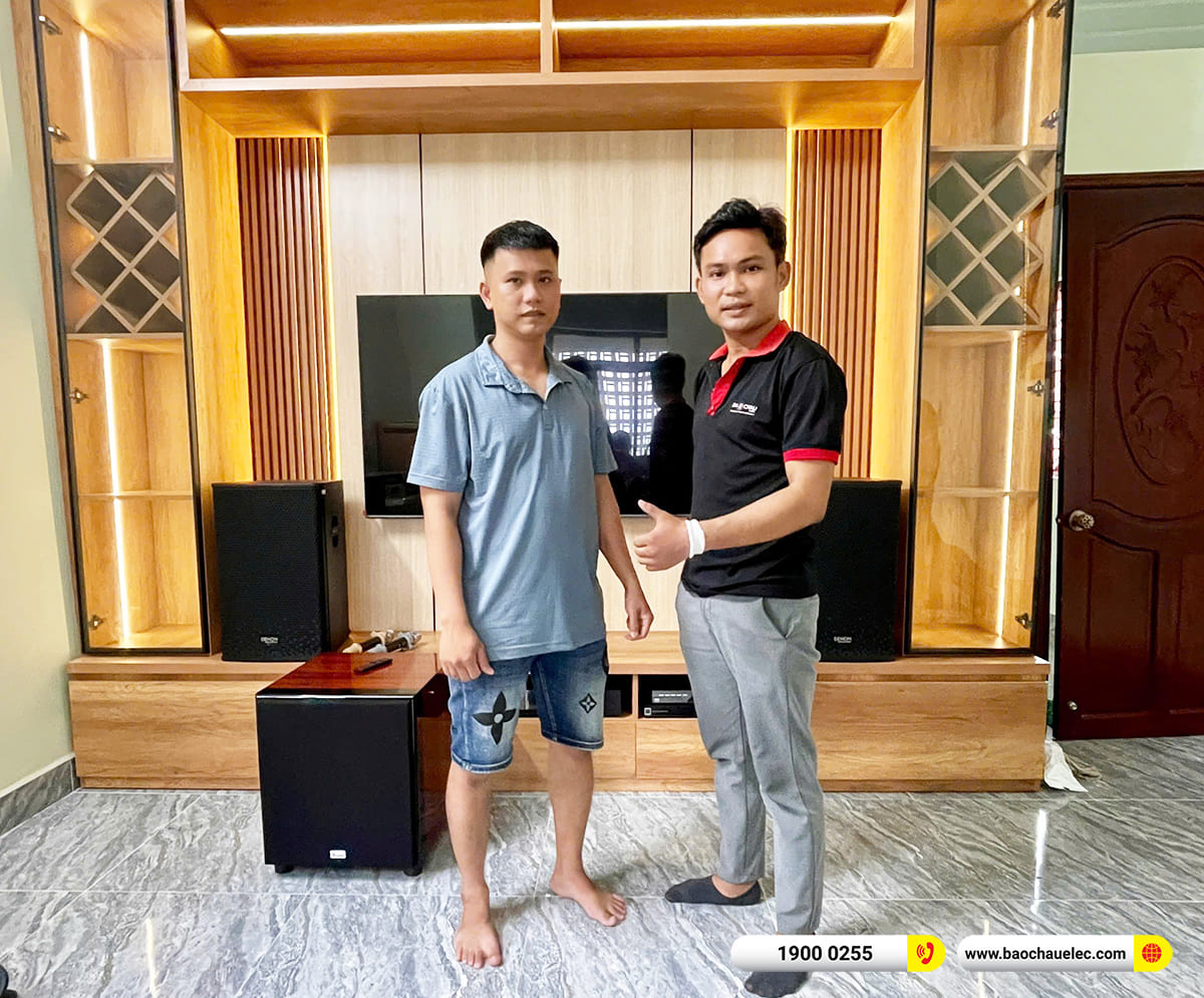 Lắp đặt d&agrave;n karaoke Denon hơn 40tr cho anh Phong tại Cần Thơ