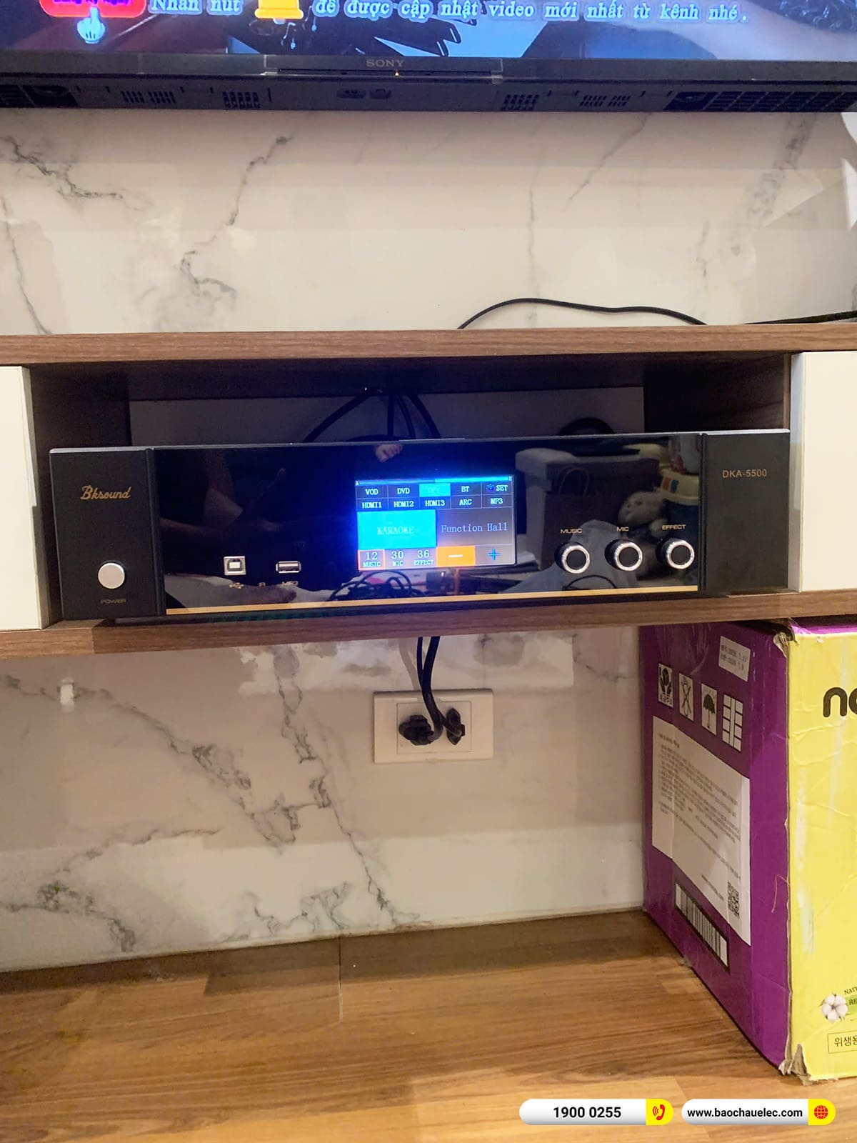 Lắp đặt d&agrave;n karaoke JBL hơn 17tr cho anh Phong tại H&agrave; Nội