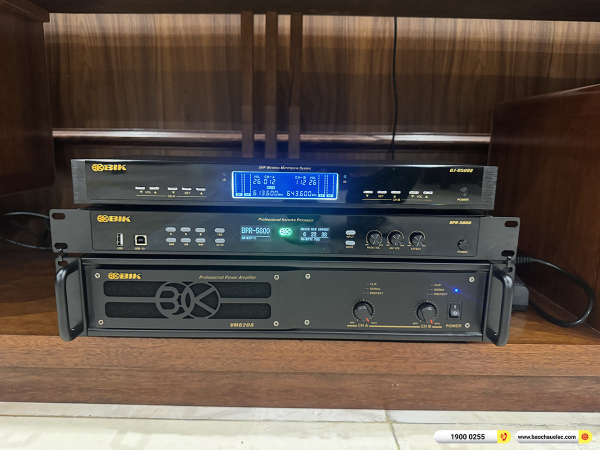 Lắp đặt d&agrave;n karaoke JBL hơn 50tr cho anh Quang tại H&agrave; Nội
