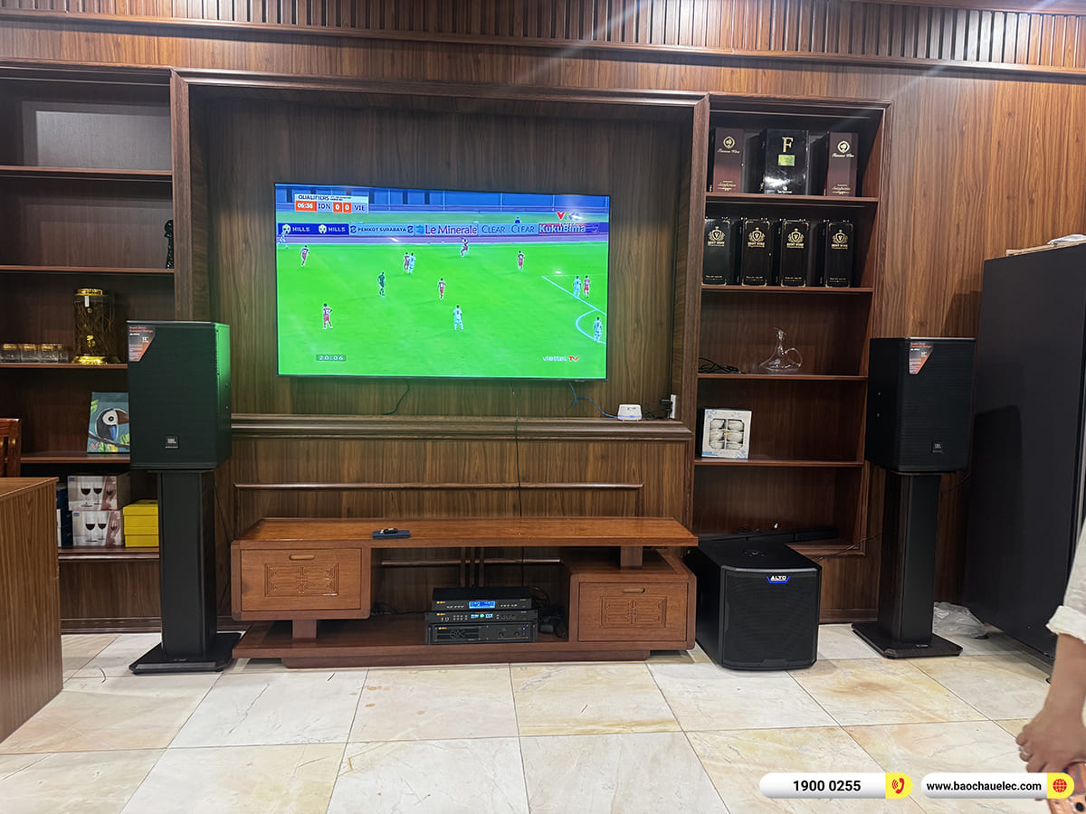 Lắp đặt d&agrave;n karaoke JBL hơn 50tr cho anh Quang tại H&agrave; Nội