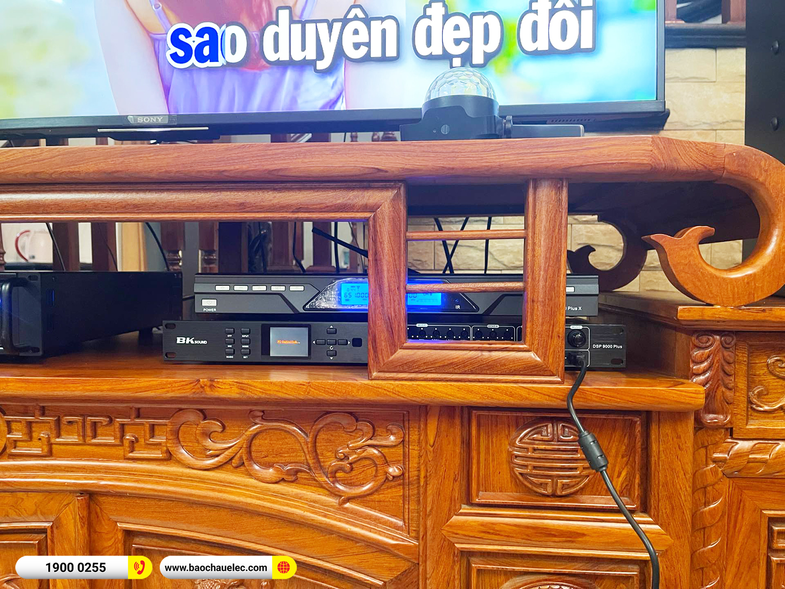 Lắp đặt dàn karaoke JBL hơn 44tr cho anh Quyền tại Hà Nội (JBL XS12, VM820A, DSP 9000 Plus, U900 Plus X)