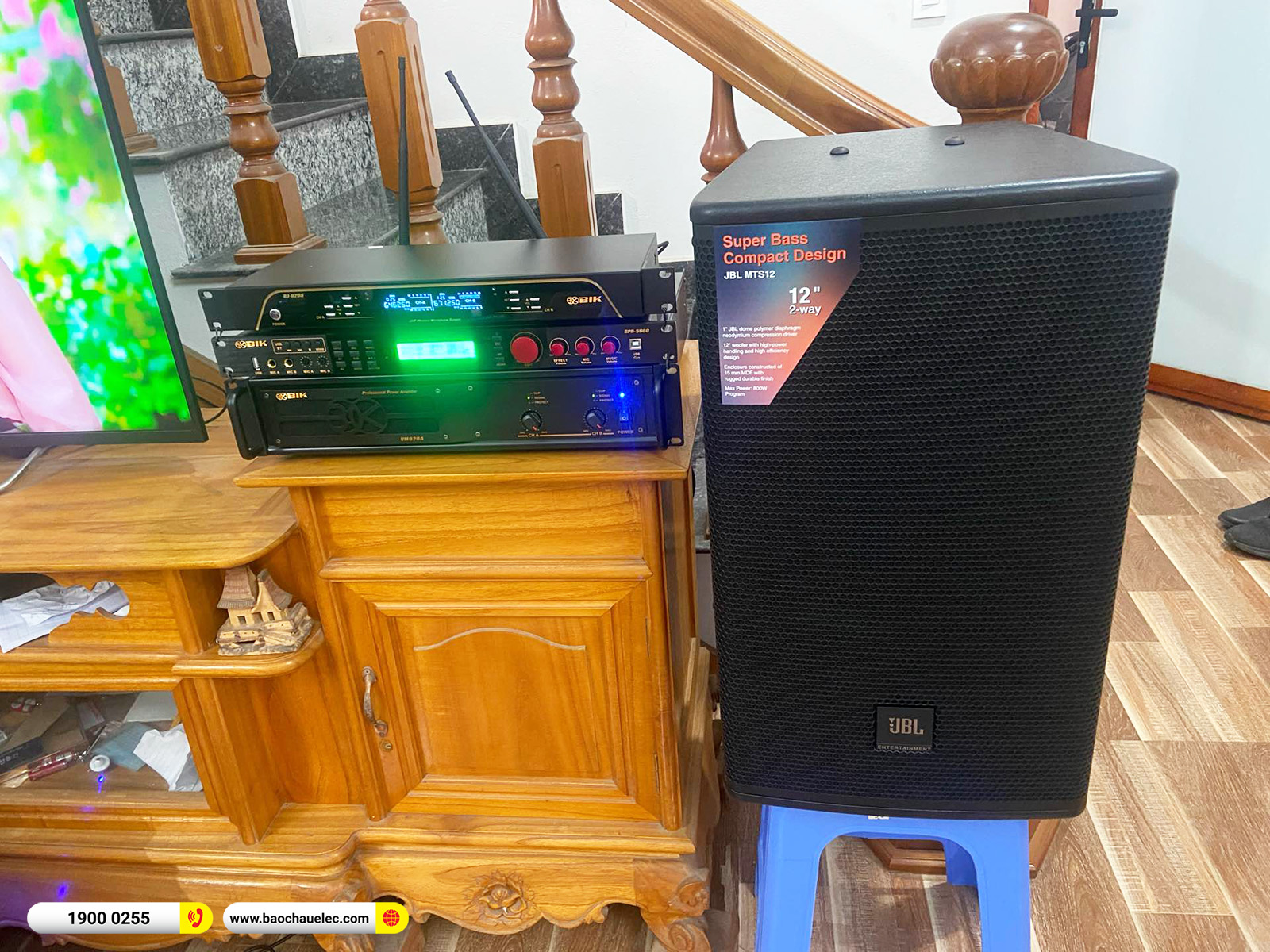 Lắp đặt d&agrave;n karaoke JBL hơn 52tr cho anh S&aacute;ng tại Hải Ph&ograve;ng