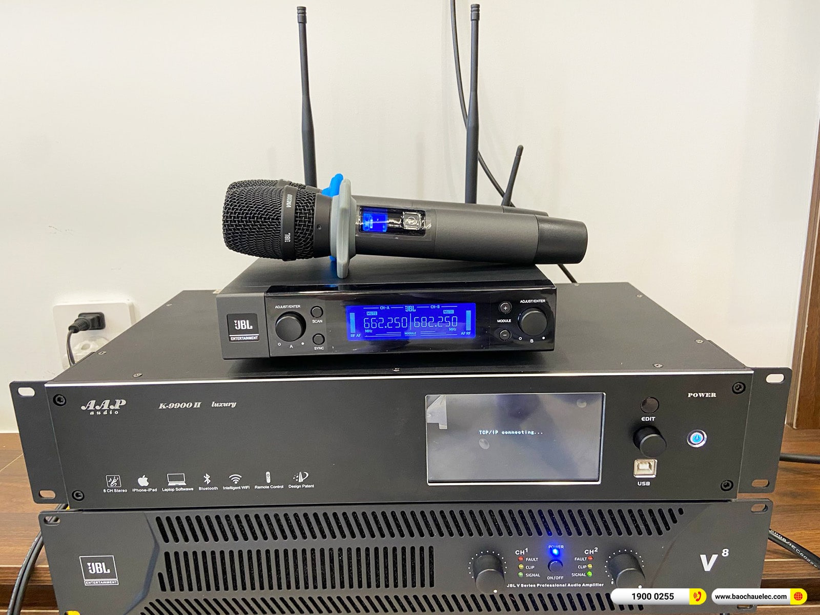 Lắp đặt dàn karaoke JBL hơn 97tr cho anh Sơn tại Hải Phòng