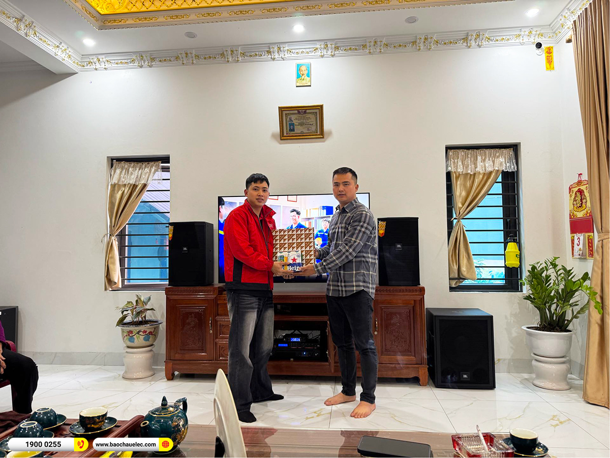 Lắp đặt d&agrave;n karaoke JBL hơn 90tr cho anh T&acirc;n ở H&agrave; Nam 