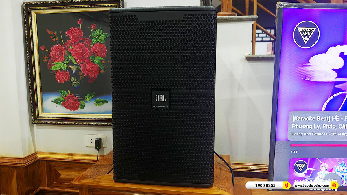 Lắp đặt d&agrave;n karaoke JBL hơn 73tr cho anh Tha tại Sơn La