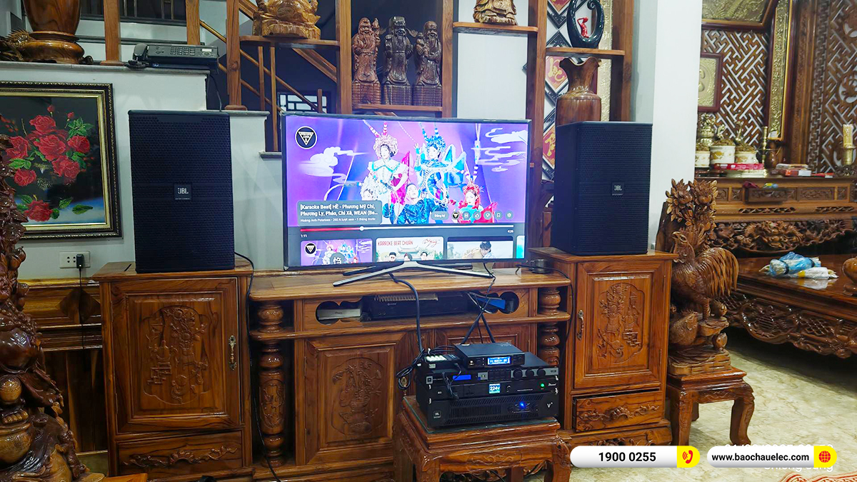 Lắp đặt d&agrave;n karaoke JBL hơn 73tr cho anh Tha tại Sơn La