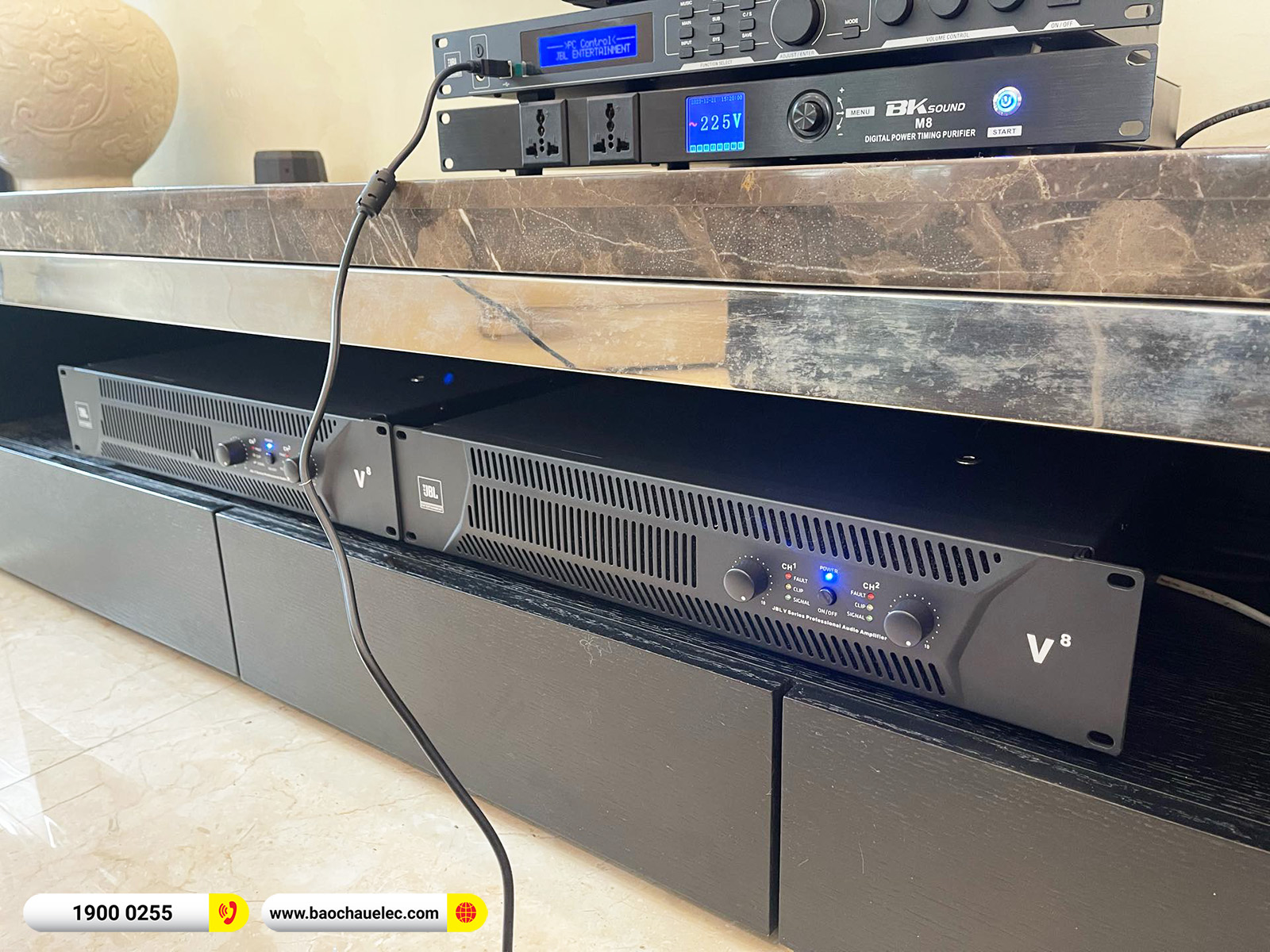Lắp đặt d&agrave;n karaoke JBL hơn 113tr cho anh Th&aacute;i tại H&agrave; Nội 