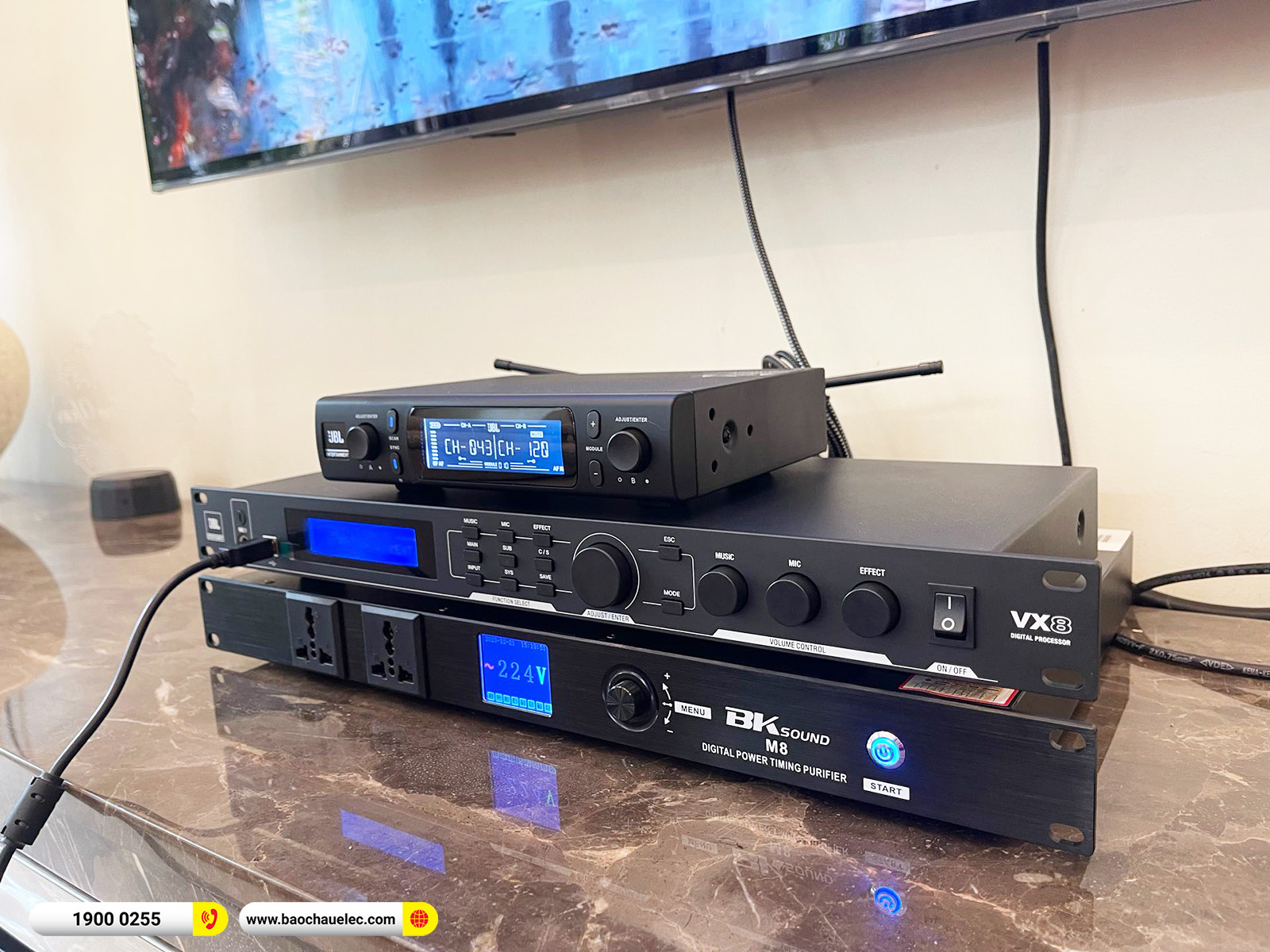Lắp đặt d&agrave;n karaoke JBL hơn 113tr cho anh Th&aacute;i tại H&agrave; Nội 