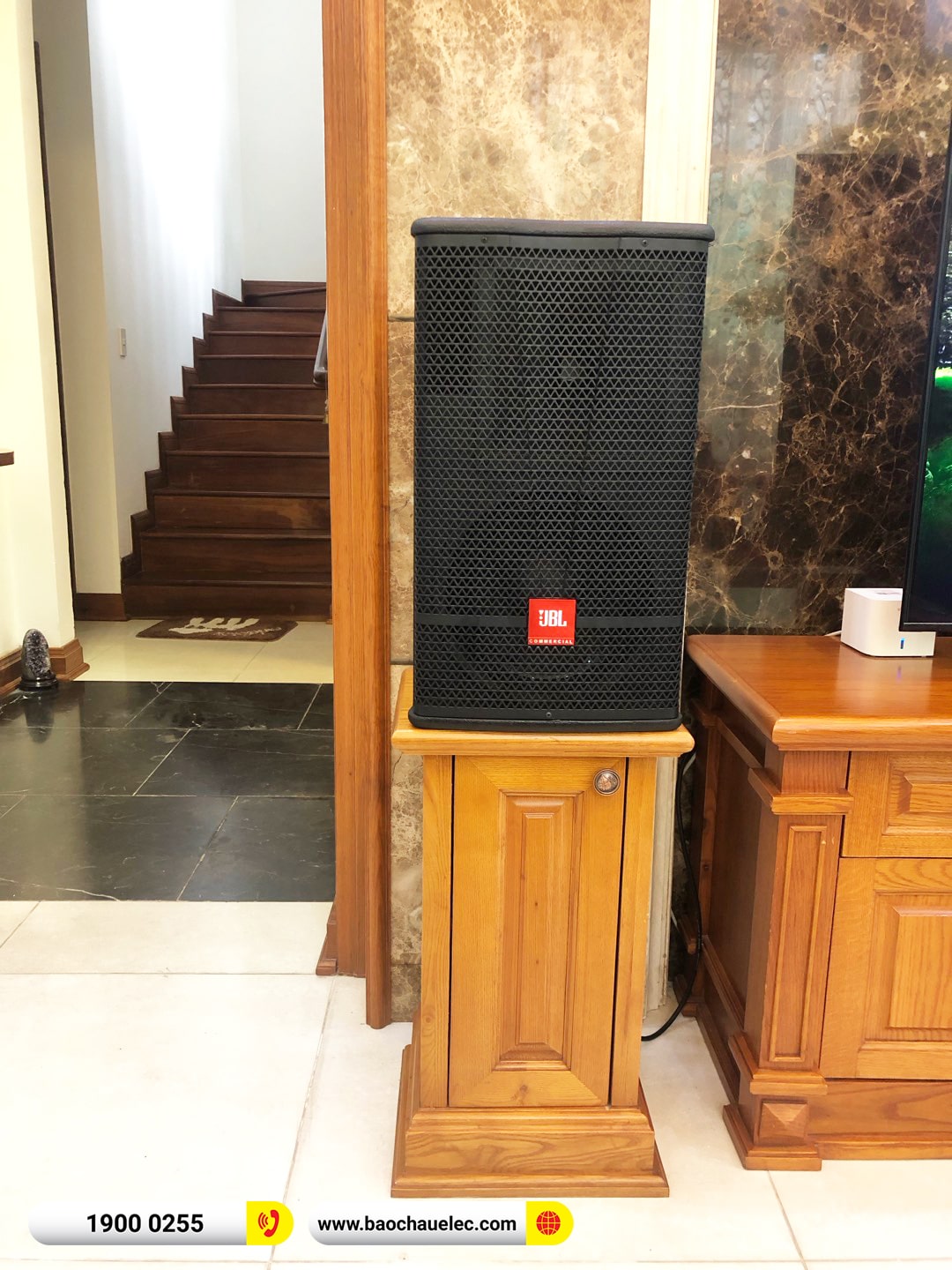 Lắp đặt d&agrave;n karaoke JBL hơn 53tr cho anh Thịnh tại H&agrave; Nội (JBL CV1070, VM620A, KX180A, A120P, JBL VM200)