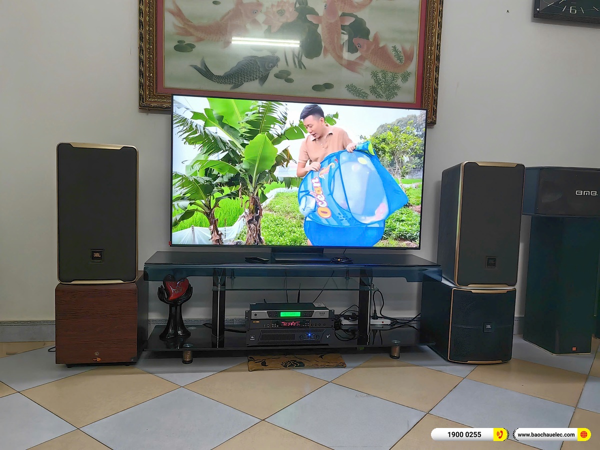 To&agrave;n cảnh nguy&ecirc;n khung bộ d&agrave;n sau lắp đặt tại nh&agrave; anh T&uacute; ở H&agrave; Nội
