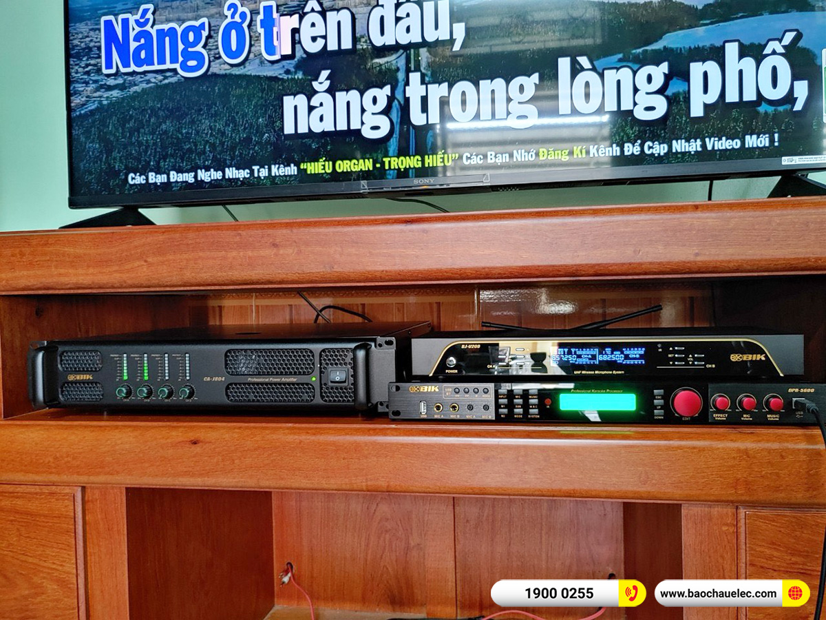 Lắp đặt d&agrave;n karaoke JBL gần 52tr cho anh Tư tại Thanh H&oacute;a 