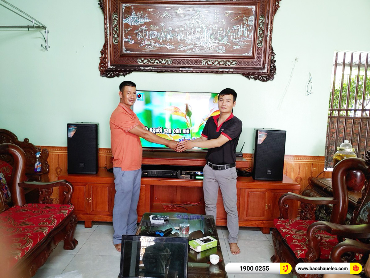 Lắp đặt d&agrave;n karaoke JBL gần 52tr cho anh Tư tại Thanh H&oacute;a 